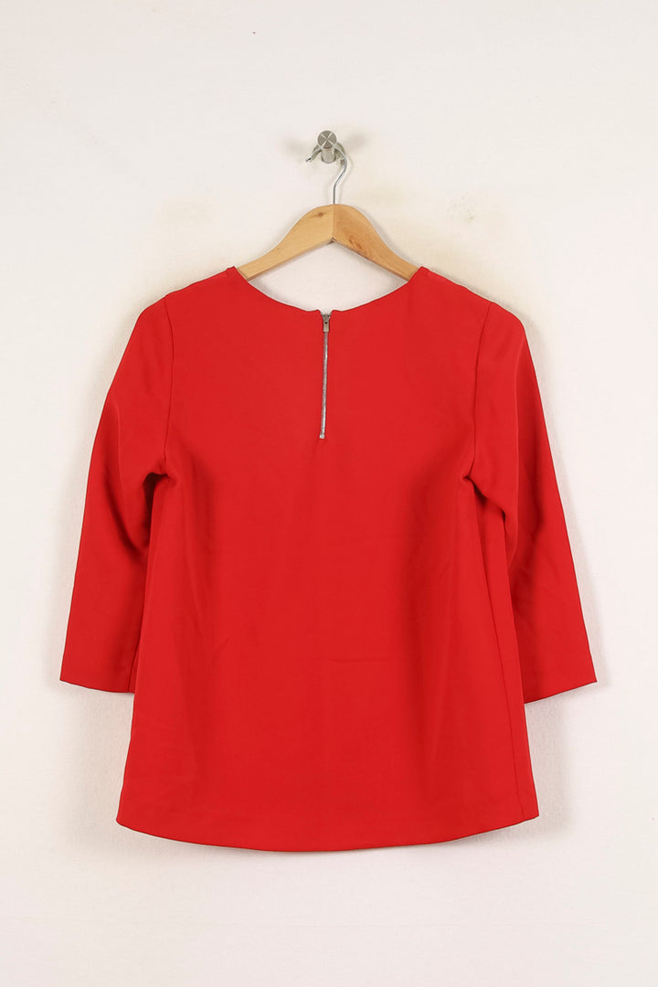 Blouse Rouge - Taille L/40 de la marque Claudie Pierlot | PARAD57293 - Vendu par Paradigme - Image 4