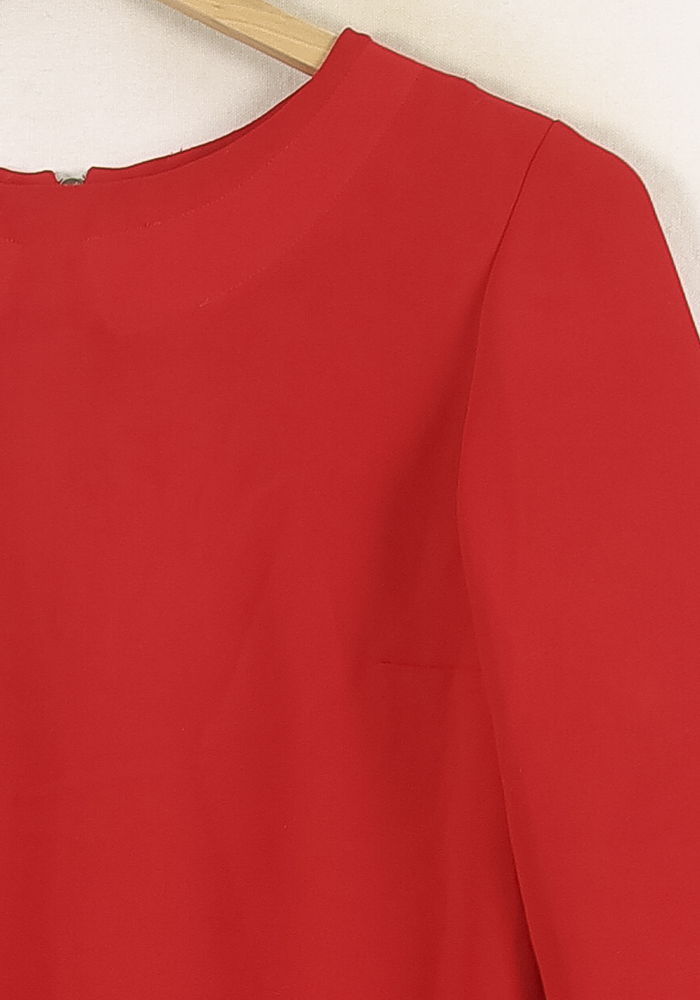 Blouse Rouge - Taille L/40 de la marque Claudie Pierlot | PARAD57293 - Vendu par Paradigme - Image 3