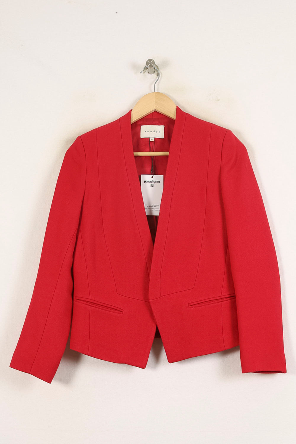 Veste Rose - Taille S/36 de la marque Sandro | PARAD57300 - Vendu par Paradigme - Image 2