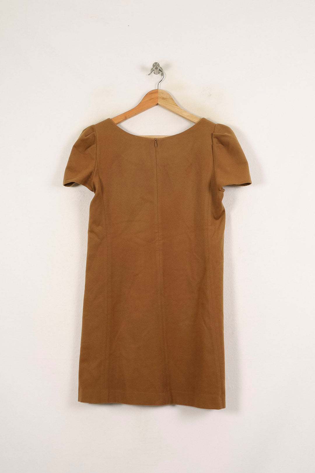 Robe Courte Marron - Taille M/38 de la marque Tara Jarmon | PARAD57302 - Vendu par Paradigme - Image 4
