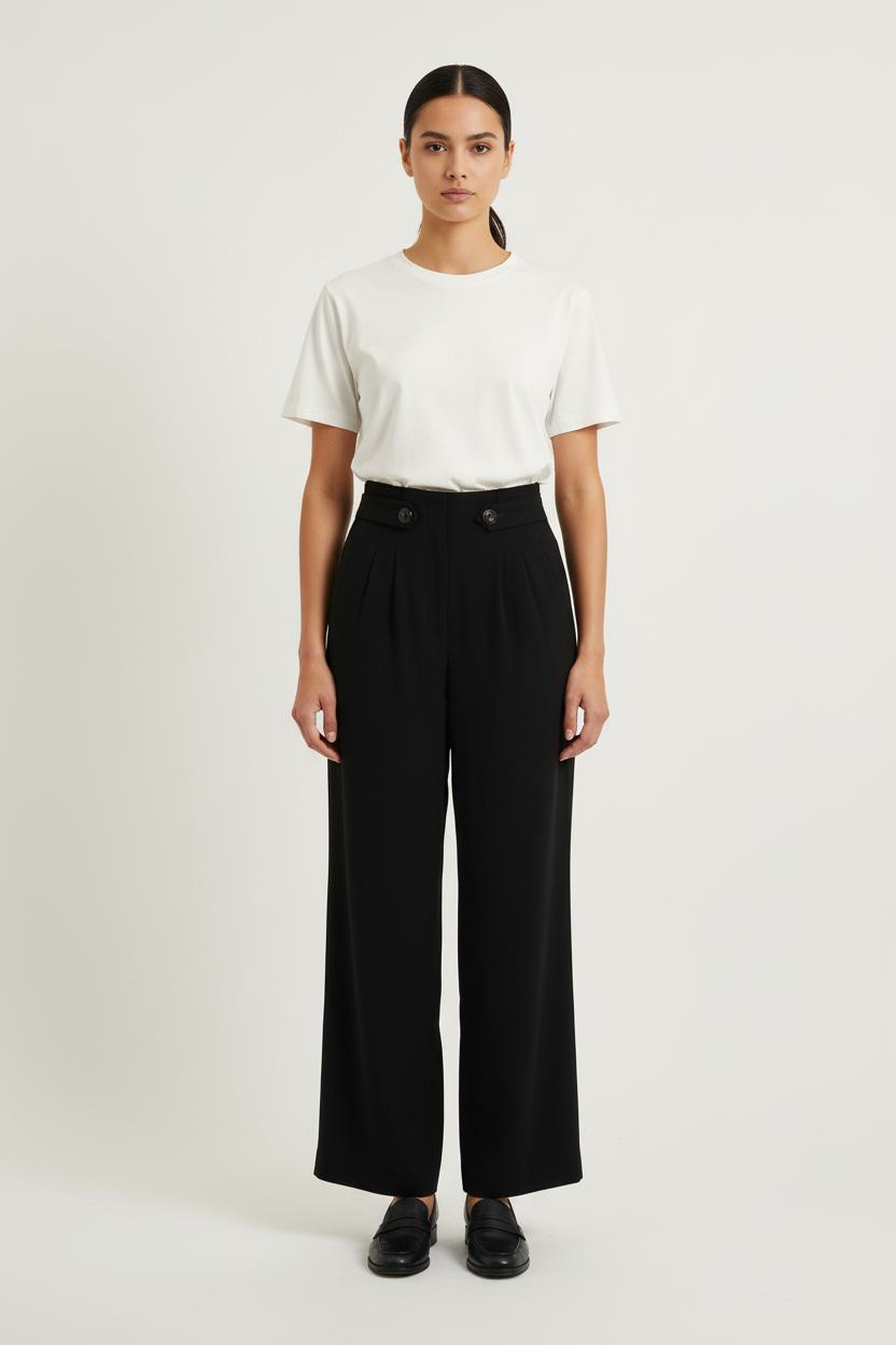 Pantalon Noir - Taille XS/34 de la marque Sézane | PARAD57308 - Vendu par Paradigme - Image 1