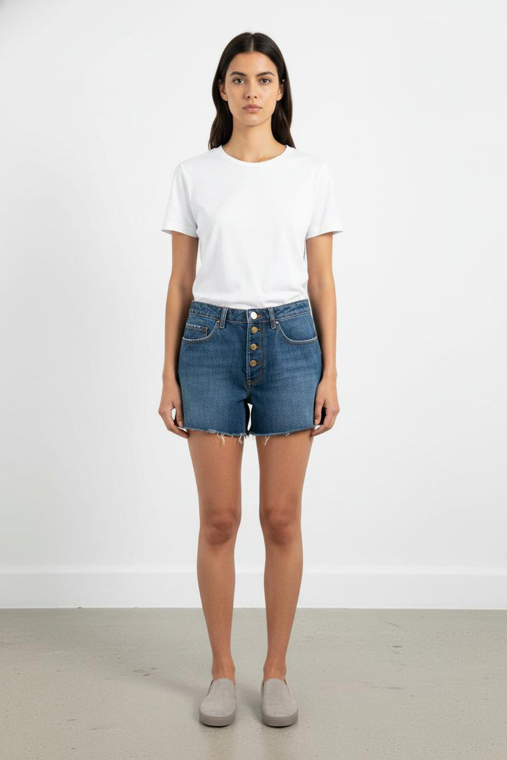 Short en Jean Bleu - Taille L/40 de la marque Sézane | PARAD57311 - Vendu par Paradigme - Image 1