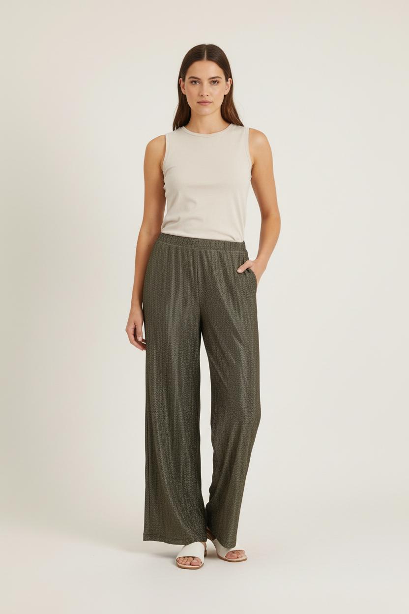 Pantalon Large Doré - Taille M/38 de la marque Des petits hauts | PARAD57313 - Vendu par Paradigme - Image 1