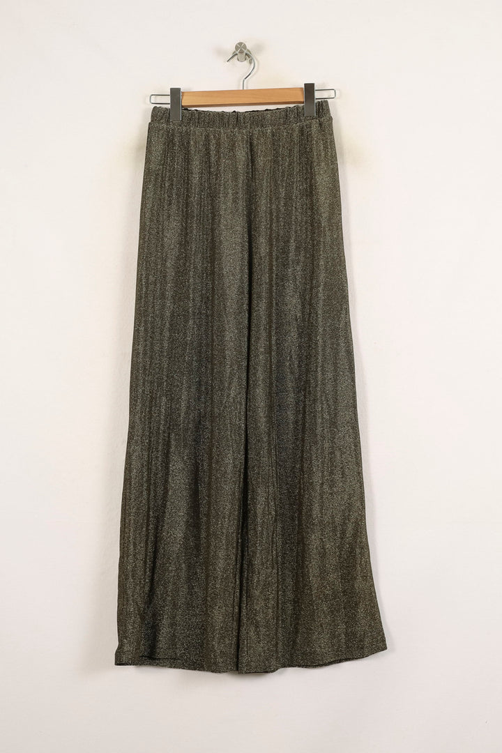 Pantalon Large Doré - Taille M/38 de la marque Des petits hauts | PARAD57313 - Vendu par Paradigme - Image 2