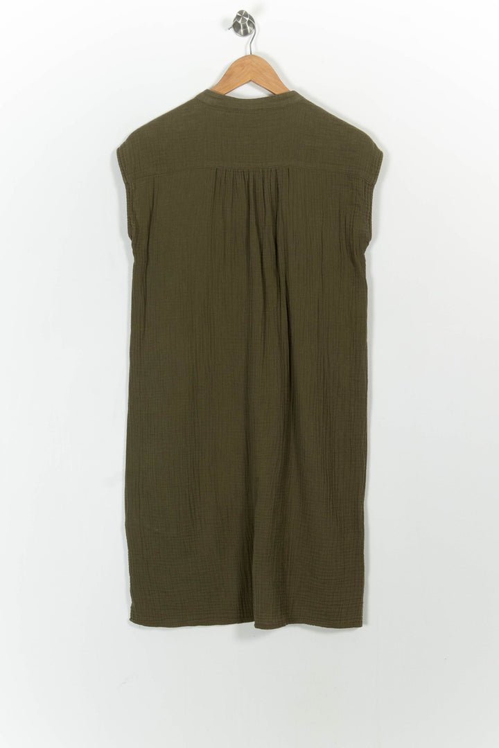 Robe Chemise Verte - Taille XS/34 de la marque Caroll | PARAD57318 - Vendu par Paradigme - Image 4