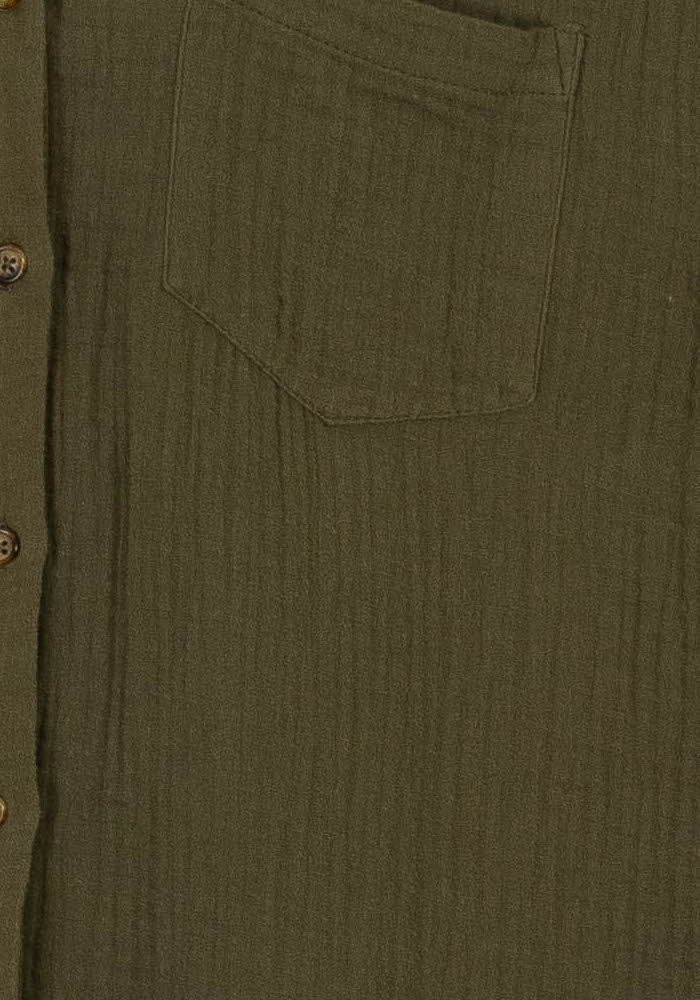 Robe Chemise Verte - Taille XS/34 de la marque Caroll | PARAD57318 - Vendu par Paradigme - Image 3