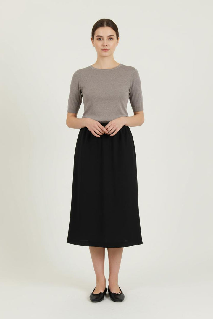 Jupe Midi Noire - Taille XXXL/46 de la marque Gerard Darel | PARAD57322 - Vendu par Paradigme - Image 1