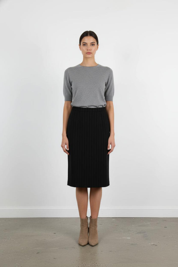 Jupe Droite Noire - Taille XXL/44