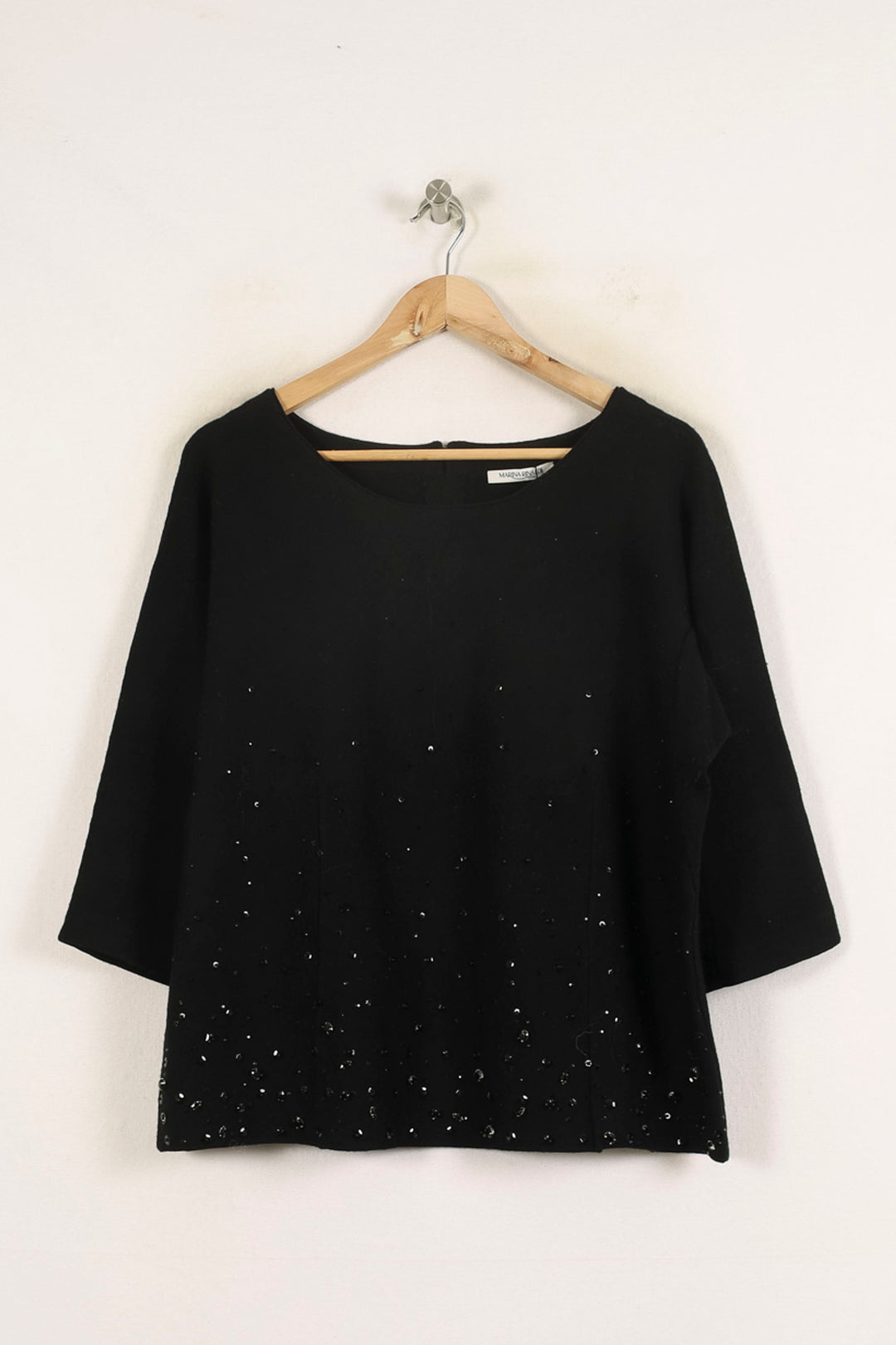Pull Noir - Taille XL/42 de la marque Marina Rinaldi | PARAD57325 - Vendu par Paradigme - Image 2