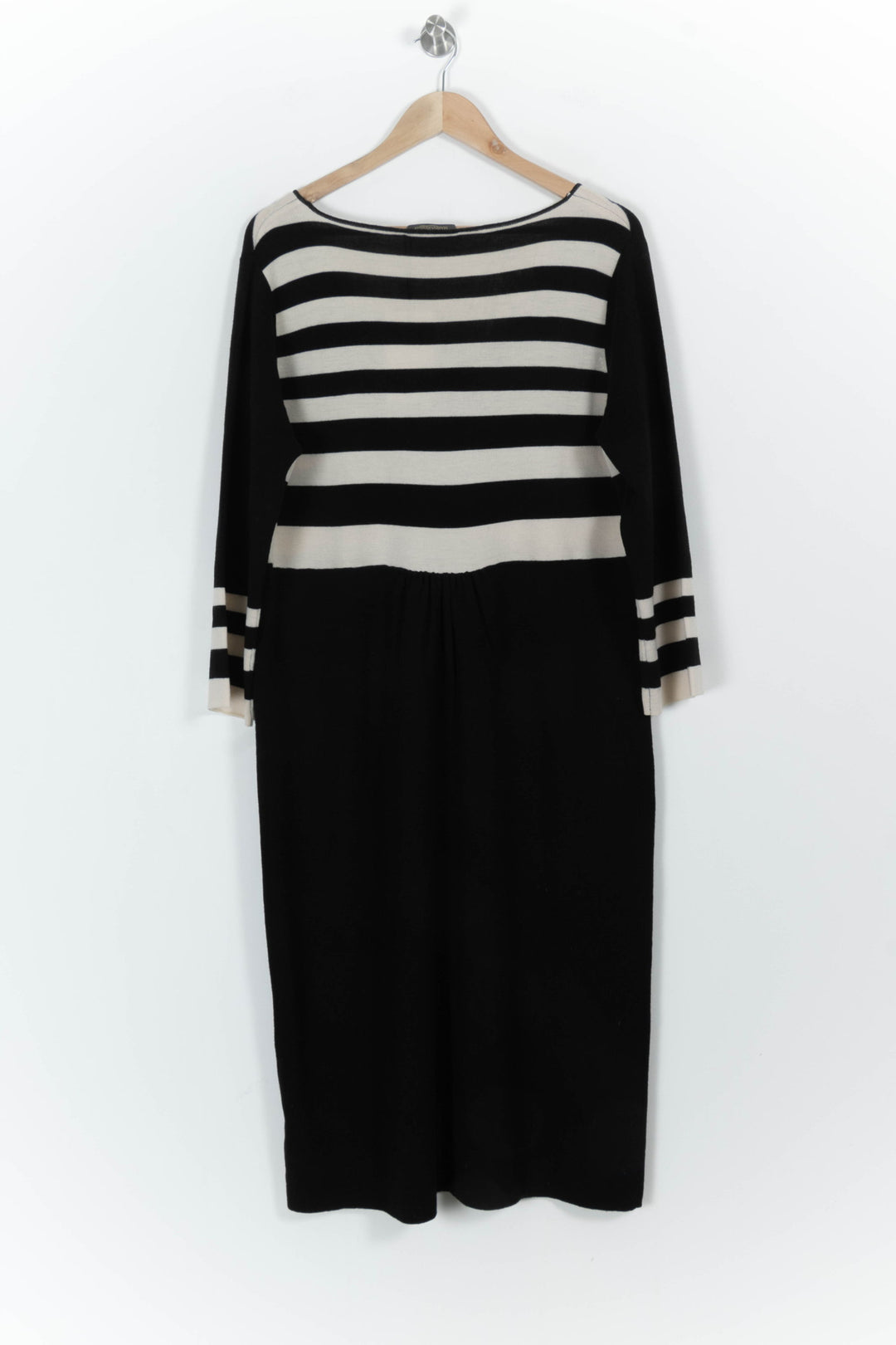 Robe Longue Noire et Blanche - Taille XXL/44 de la marque Marina Rinaldi | PARAD57326 - Vendu par Paradigme - Image 4