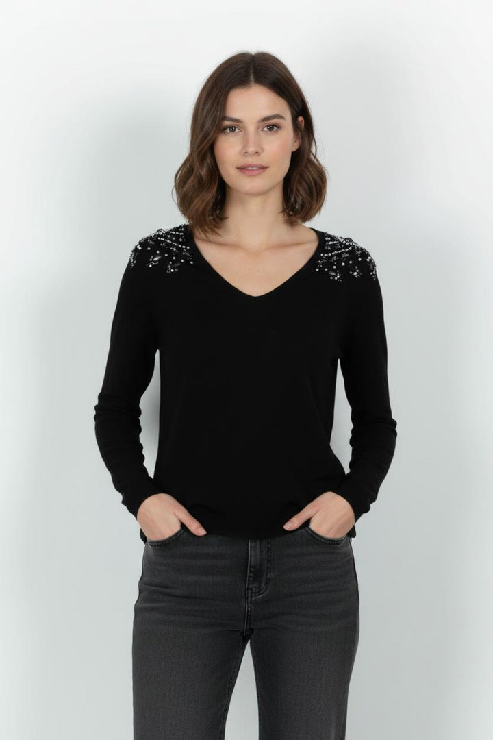Pull Noir - Taille L/40 de la marque Marina Rinaldi | PARAD57327 - Vendu par Paradigme - Image 1