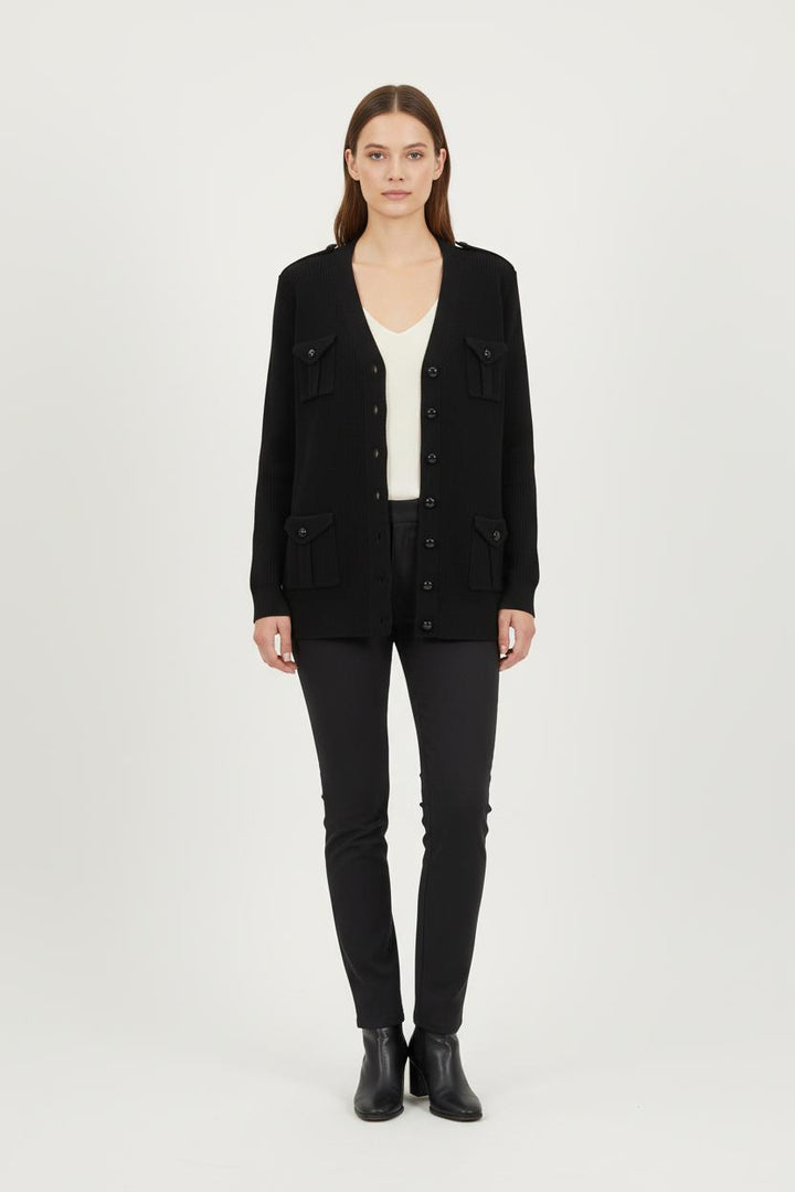 Cardigan Noir - Taille XL/42 de la marque Rodier | PARAD57328 - Vendu par Paradigme - Image 1