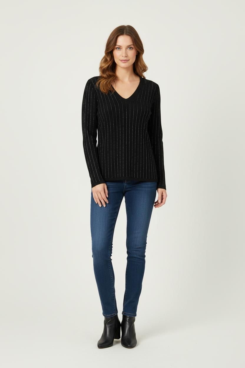 Pull Noir - Taille XL/42 de la marque Marina Rinaldi | PARAD57329 - Vendu par Paradigme - Image 1