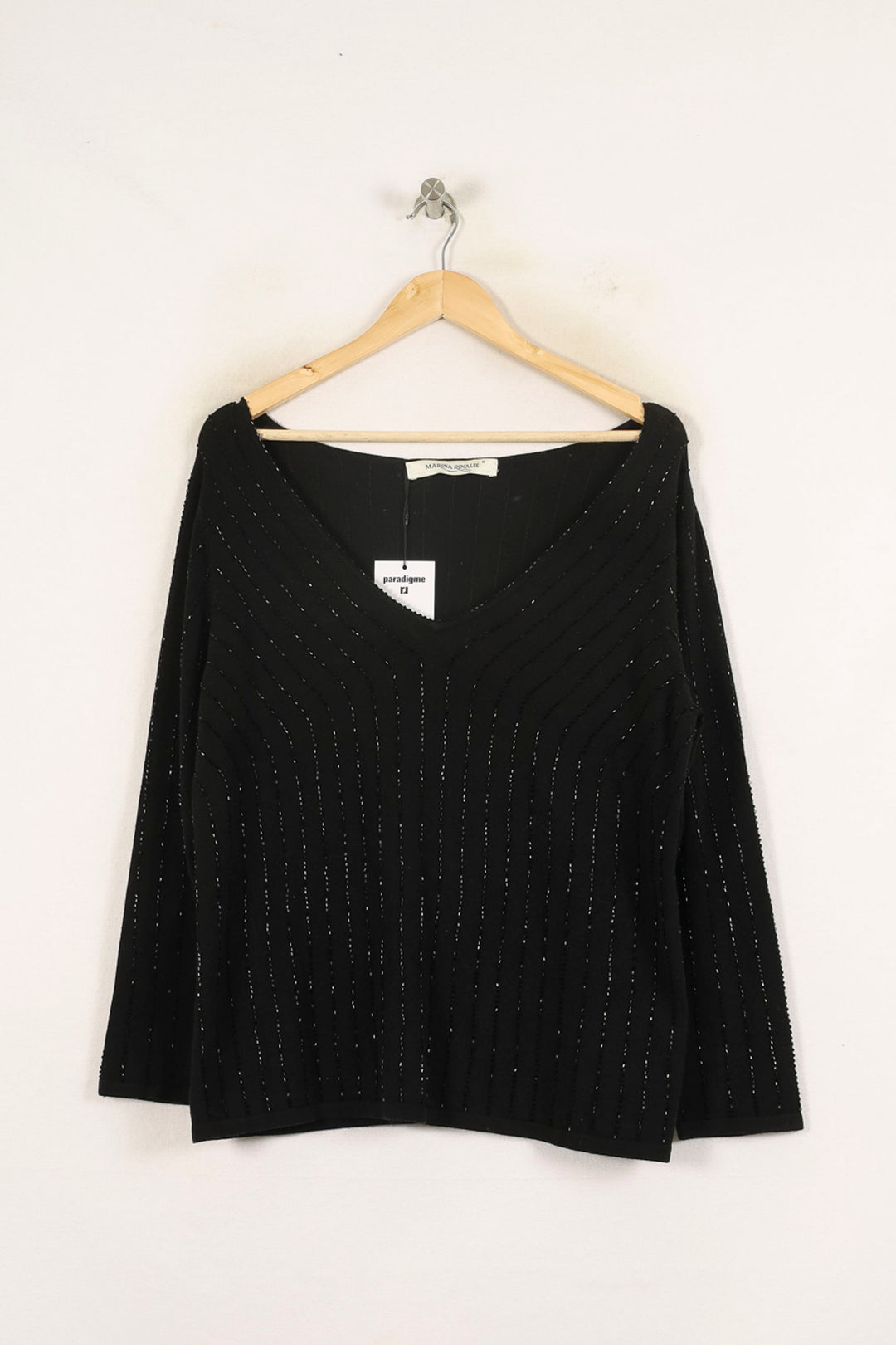 Pull Noir - Taille XL/42 de la marque Marina Rinaldi | PARAD57329 - Vendu par Paradigme - Image 2