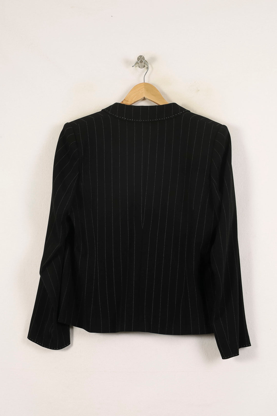 Veste Noire à Rayures - Taille XXL/44 de la marque Marina Rinaldi | PARAD57337 - Vendu par Paradigme - Image 4