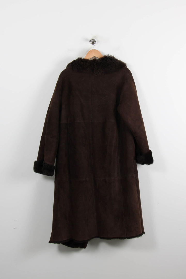 Manteau Long Marron - Taille XXL/44 de la marque Marina Rinaldi | PARAD57341 - Vendu par Paradigme - Image 4