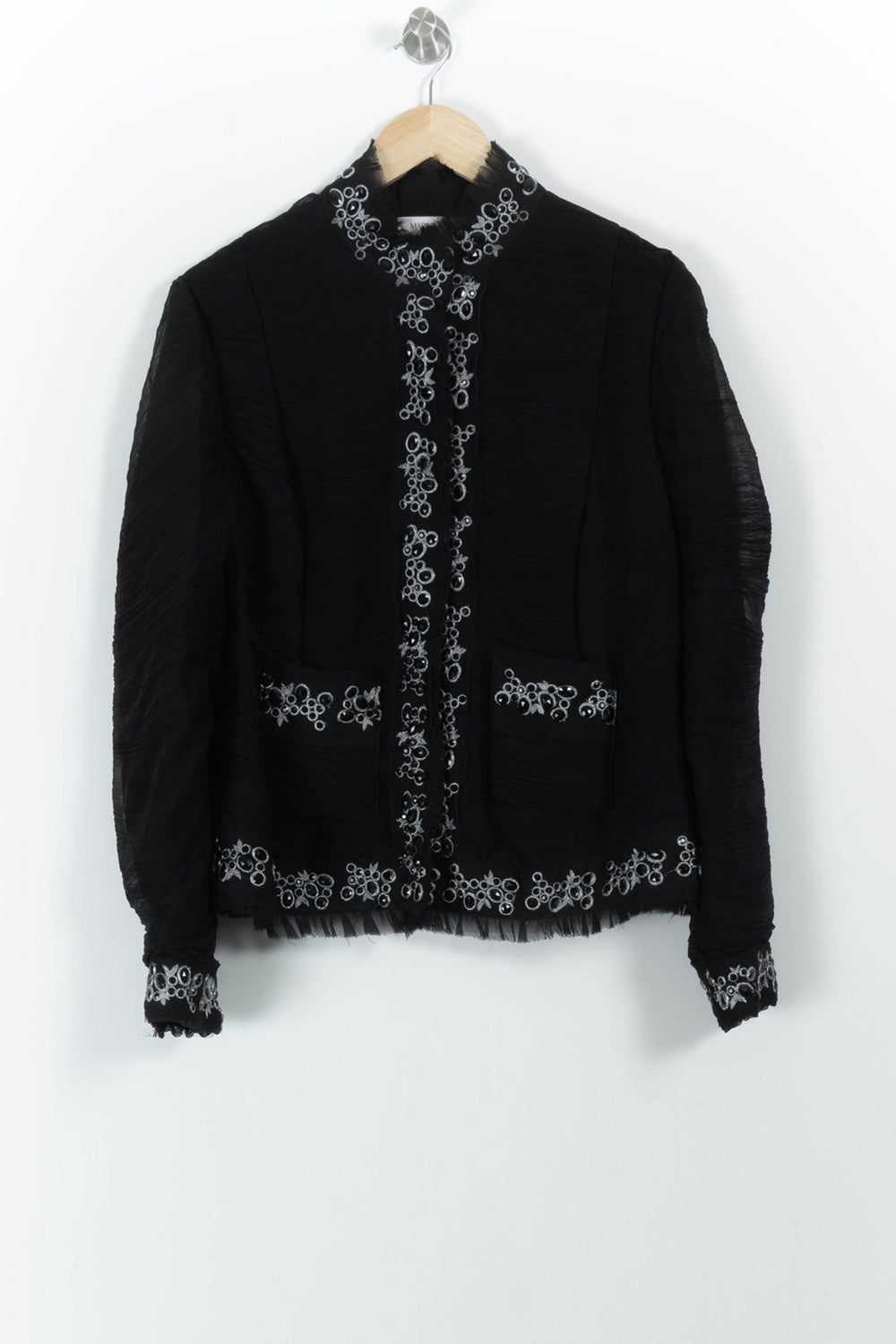 Veste Noire et Grise - Taille XL/42 de la marque Marina Rinaldi | PARAD57344 - Vendu par Paradigme - Image 2