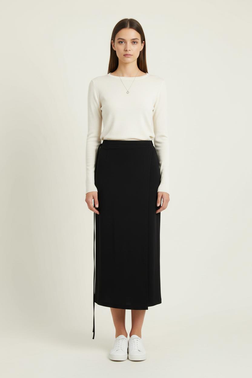 Jupe Longue Noire - Taille XXL/44 de la marque Marina Rinaldi | PARAD57347 - Vendu par Paradigme - Image 1