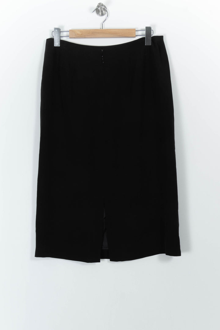 Jupe Midi Noire - Taille XL/42 de la marque Marina Rinaldi | PARAD57350 - Vendu par Paradigme - Image 4