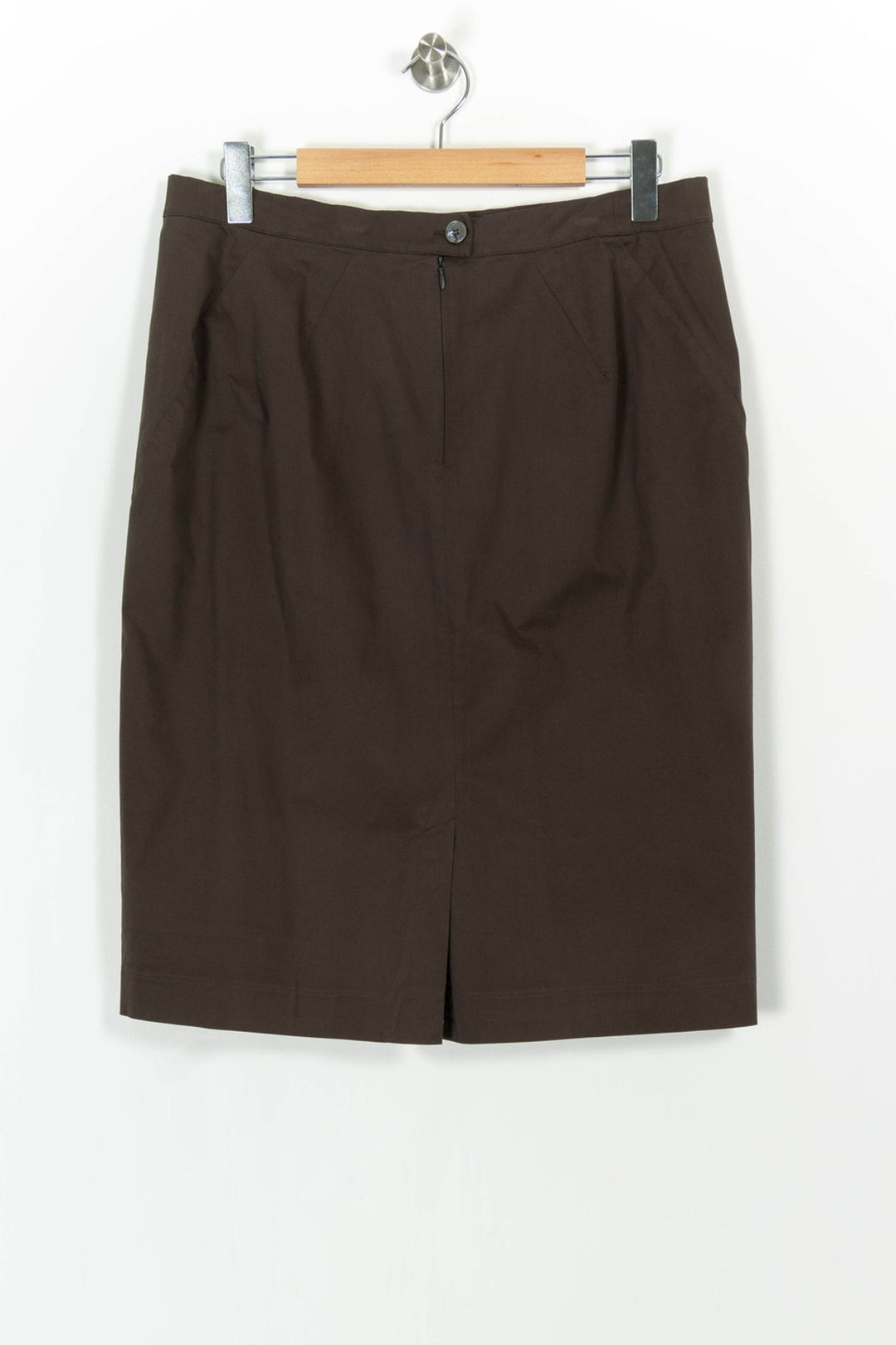 Jupe Crayon Marron - Taille XL/42 de la marque Marina Rinaldi | PARAD57351 - Vendu par Paradigme - Image 4