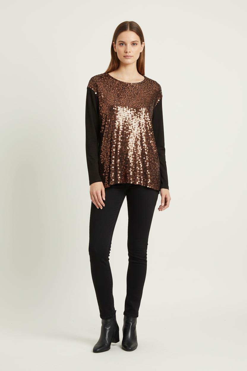 Pull Marron - Taille L/40 de la marque Marina Rinaldi | PARAD57355 - Vendu par Paradigme - Image 1