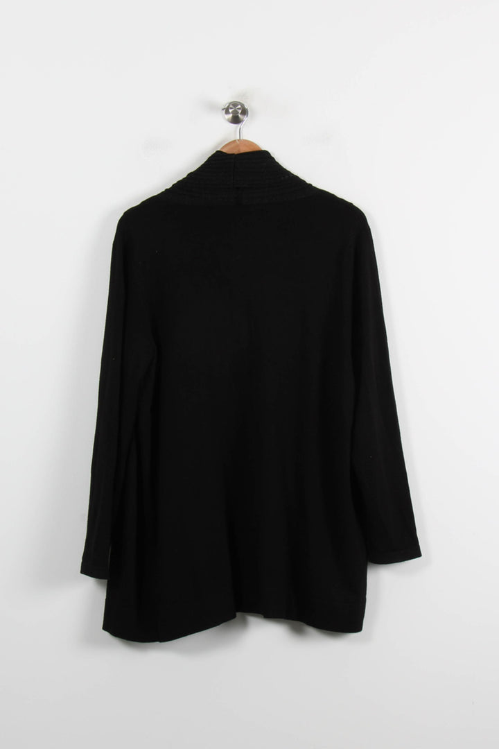 Cardigan Noir - Taille M/38 de la marque Marina Rinaldi | PARAD57356 - Vendu par Paradigme - Image 4