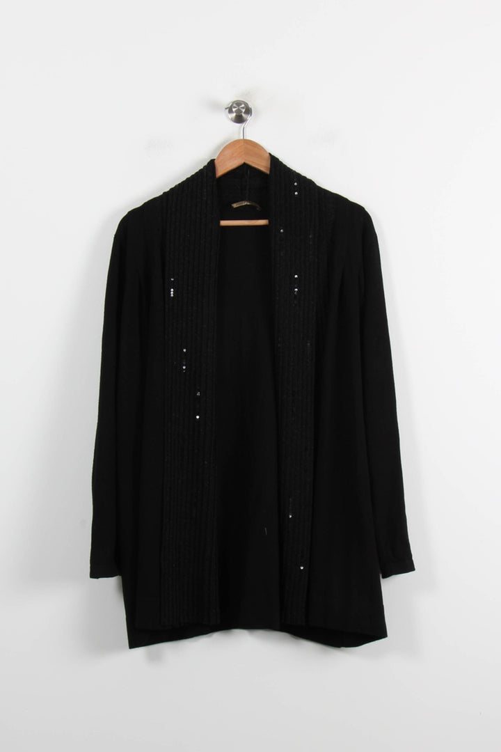 Cardigan Noir - Taille M/38 de la marque Marina Rinaldi | PARAD57356 - Vendu par Paradigme - Image 2