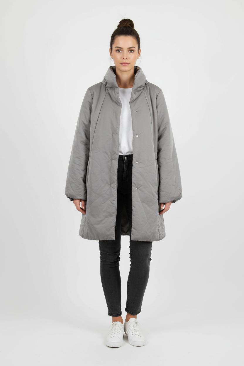 Manteau Gris - Taille L/40 de la marque Marina Rinaldi | PARAD57358 - Vendu par Paradigme - Image 1