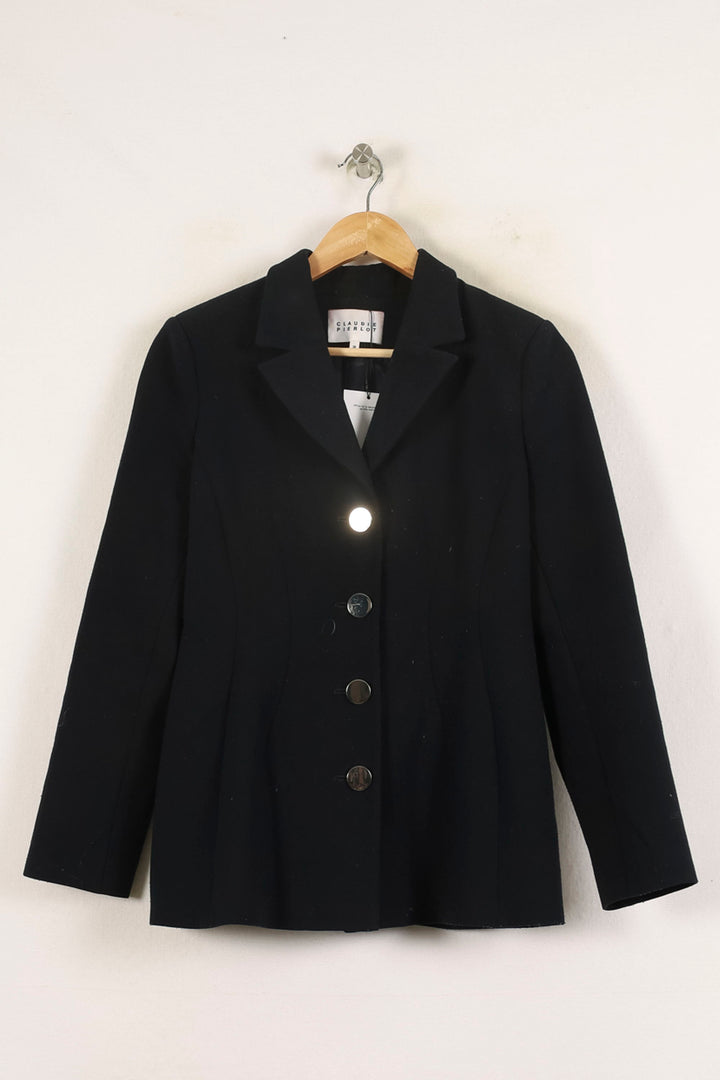 Veste Noire - Taille M/38 de la marque Claudie Pierlot | PARAD57362 - Vendu par Paradigme - Image 4