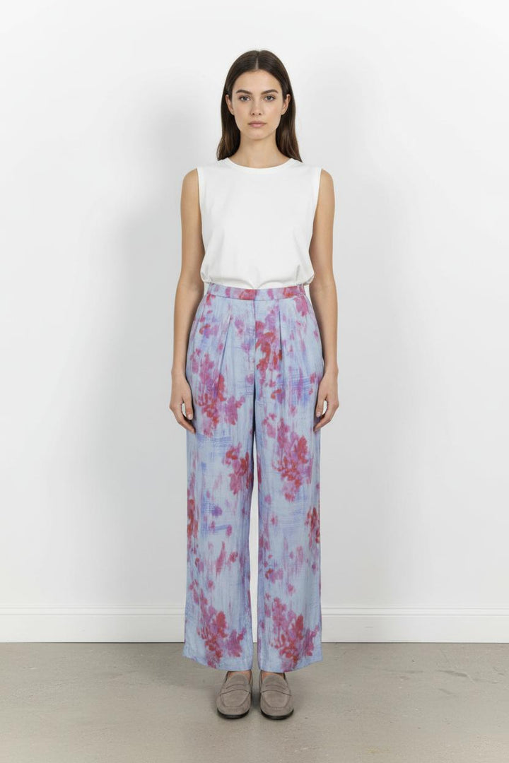 Pantalon Large Bleu et Rose - Taille S/36 de la marque Chloé Stora | PARAD57366 - Vendu par Paradigme - Image 1