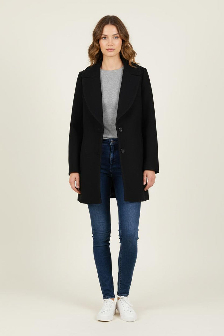 Manteau Noir - Taille M/38 de la marque ba&sh | PARAD57370 - Vendu par Paradigme - Image 1