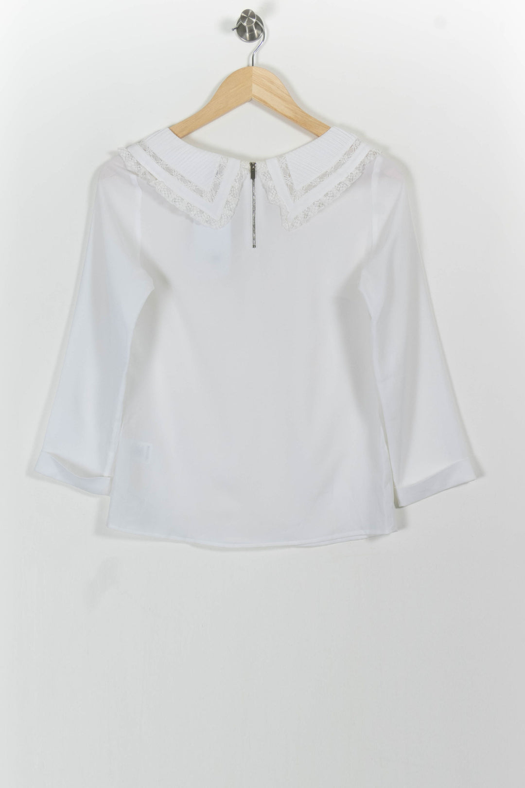 Blouse Blanche - Taille S/36 de la marque Claudie Pierlot | PARAD57377 - Vendu par Paradigme - Image 4