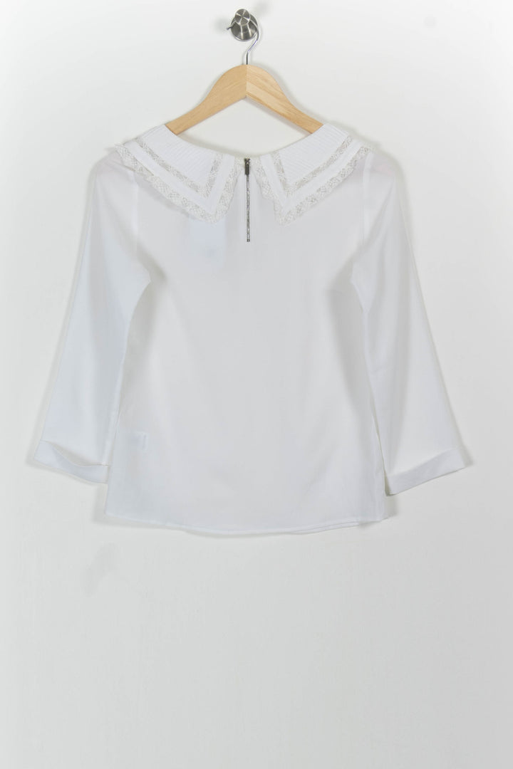 Blouse Blanche - Taille S/36 de la marque Claudie Pierlot | PARAD57377 - Vendu par Paradigme - Image 4