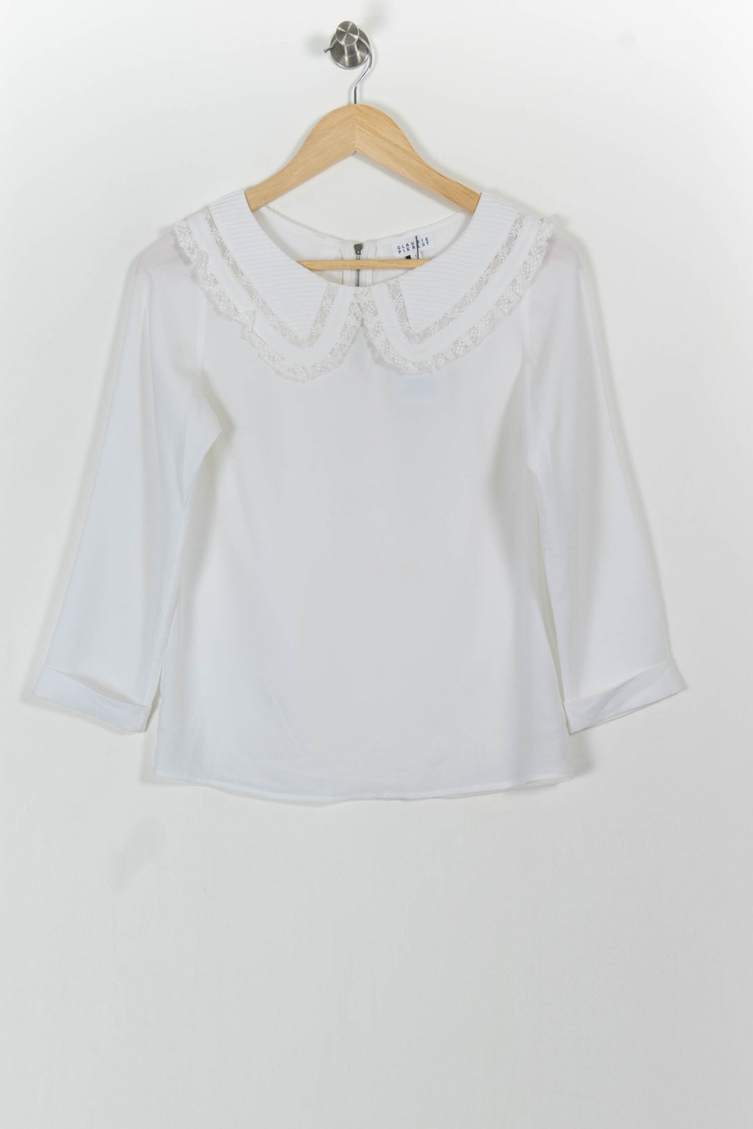 Blouse Blanche - Taille S/36 de la marque Claudie Pierlot | PARAD57377 - Vendu par Paradigme - Image 2