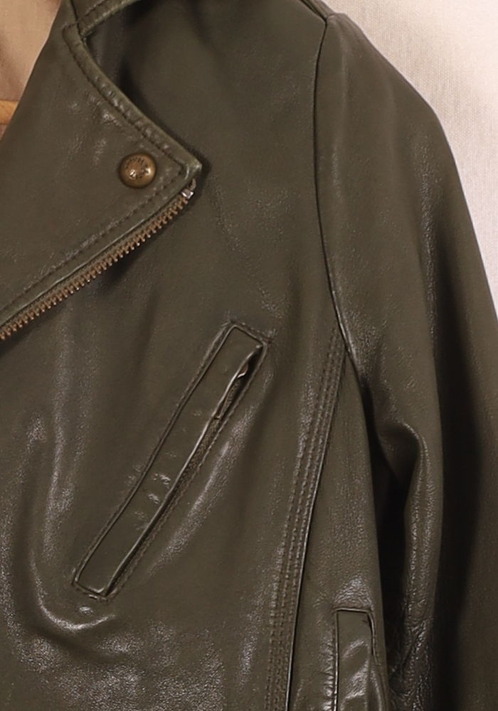 Veste Biker Verte - Taille S/36 de la marque Zadig&Voltaire | PARAD57381 - Vendu par Paradigme - Image 3