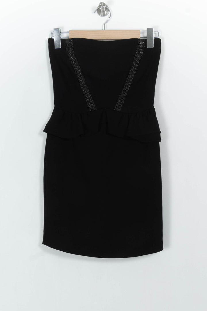 Robe Bustier Noire - Taille S/36 de la marque Sandro | PARAD57400 - Vendu par Paradigme - Image 2