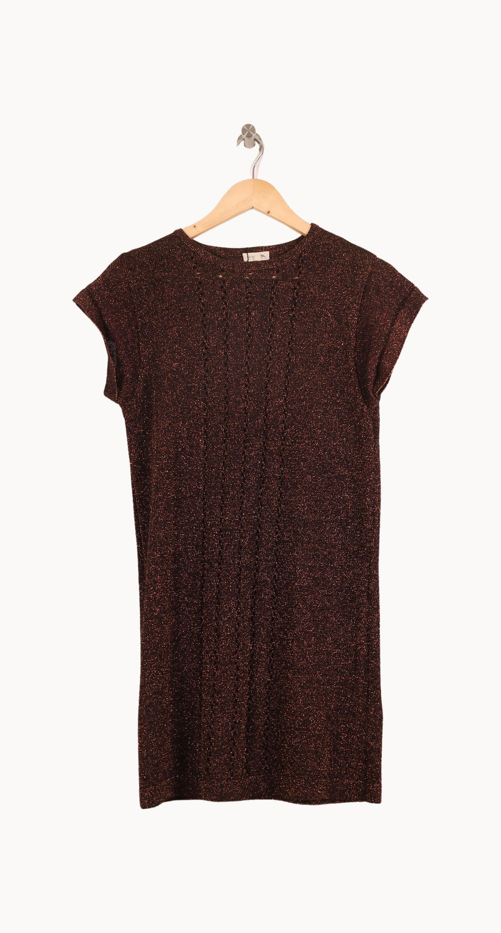 Robe Courte Marron - Taille S/36 de la marque Soeur | PARAD57407 - Vendu par Paradigme - Image 2
