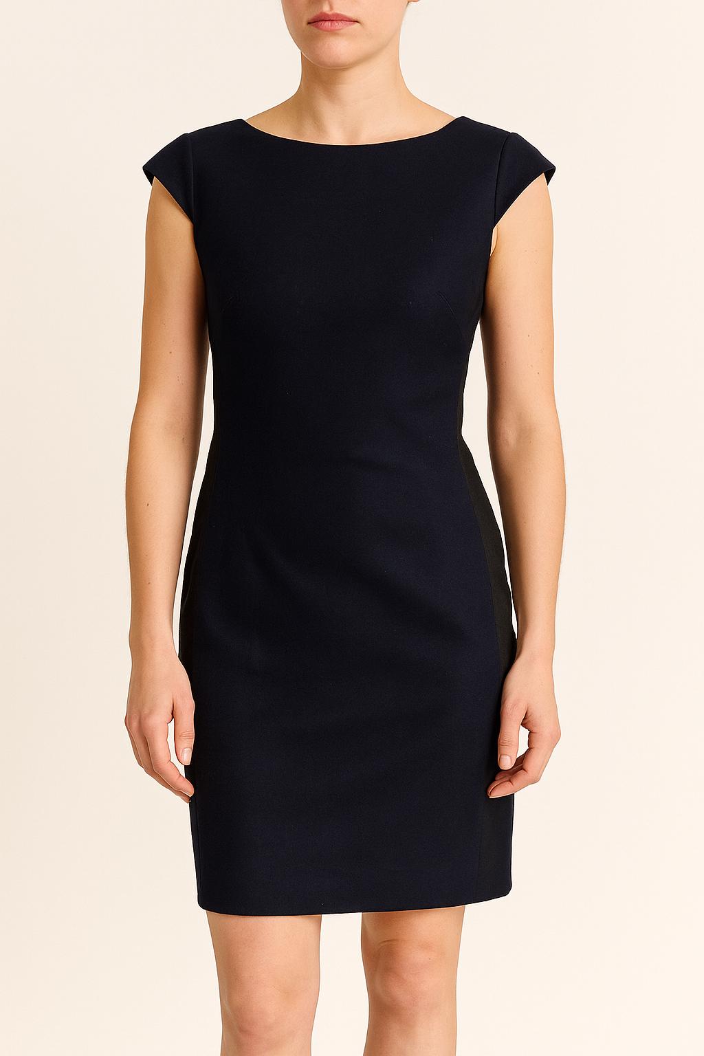 Robe Droite Bleue - Taille S/36 de la marque Max Mara | PARAD57416 - Vendu par Paradigme - Image 1