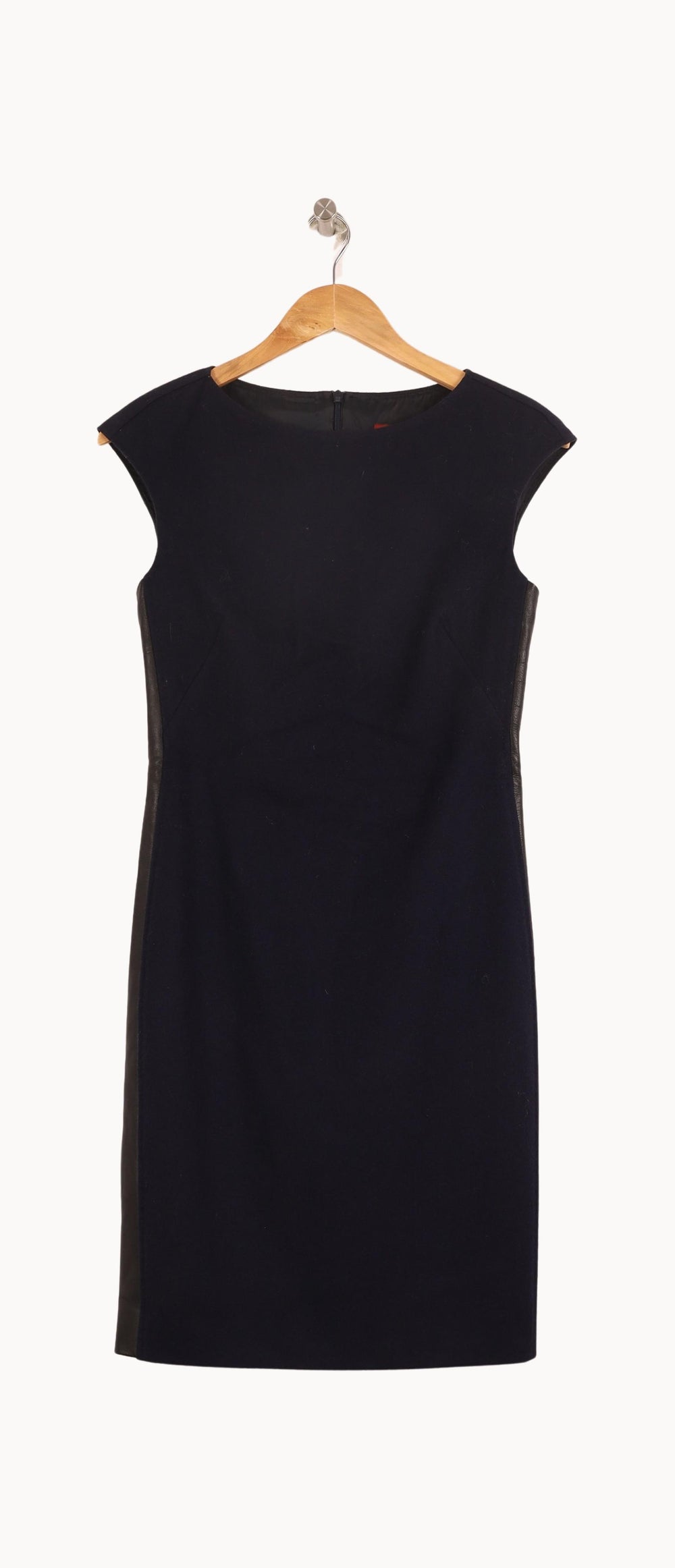 Robe Droite Bleue - Taille S/36 de la marque Max Mara | PARAD57416 - Vendu par Paradigme - Image 2