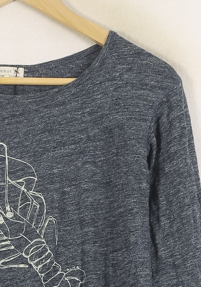 Sweat Bleu - Taille M/38 de la marque Soeur | PARAD57435 - Vendu par Paradigme - Image 3