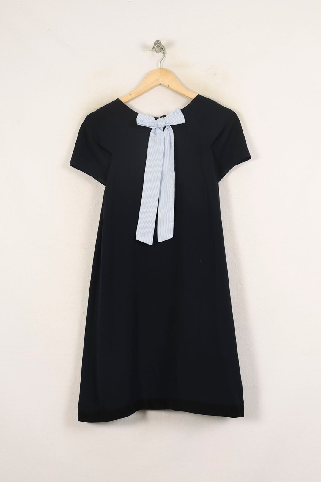 Robe Droite Bleue - Taille L/40 de la marque Claudie Pierlot | PARAD57439 - Vendu par Paradigme - Image 4