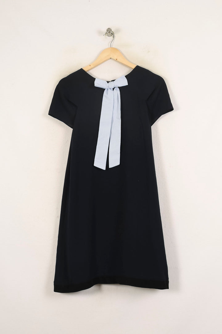 Robe Droite Bleue - Taille L/40 de la marque Claudie Pierlot | PARAD57439 - Vendu par Paradigme - Image 4