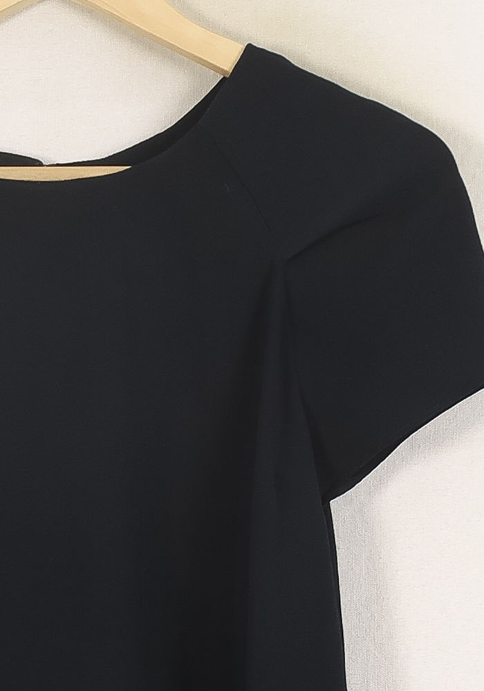 Robe Droite Bleue - Taille L/40 de la marque Claudie Pierlot | PARAD57439 - Vendu par Paradigme - Image 3