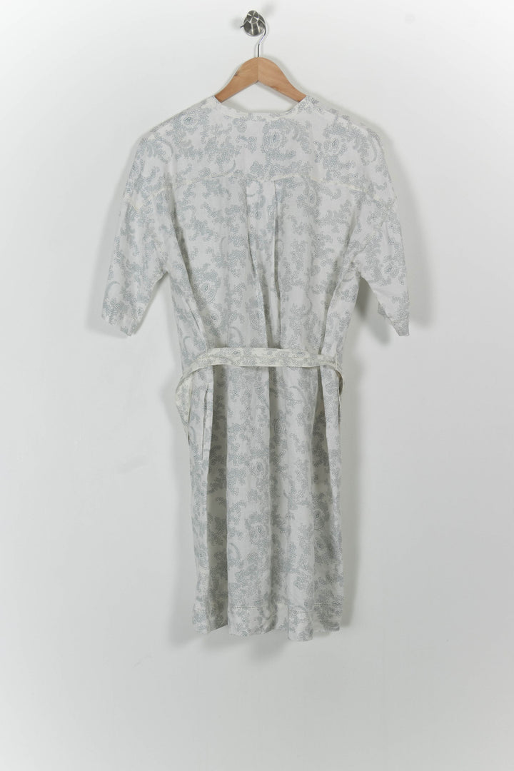 Robe Chemise Blanche et Grise - Taille S/36 de la marque Comptoir des Cotonniers | PARAD57445 - Vendu par Paradigme - Image 4