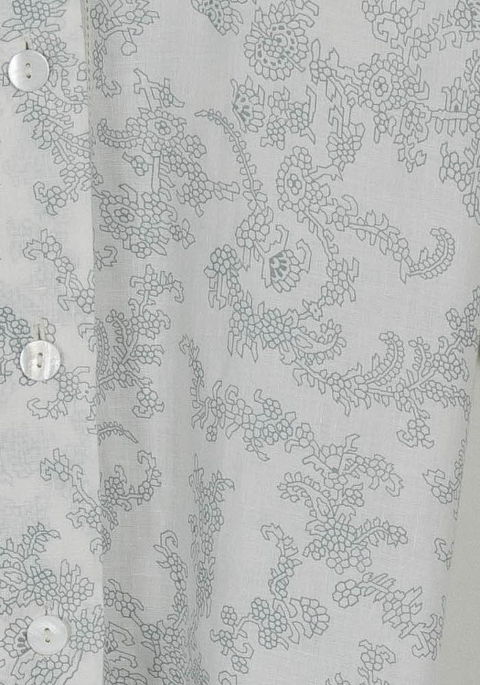 Robe Chemise Blanche et Grise - Taille S/36 de la marque Comptoir des Cotonniers | PARAD57445 - Vendu par Paradigme - Image 3