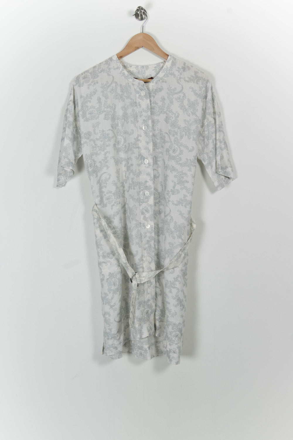 Robe Chemise Blanche et Grise - Taille S/36 de la marque Comptoir des Cotonniers | PARAD57445 - Vendu par Paradigme - Image 2