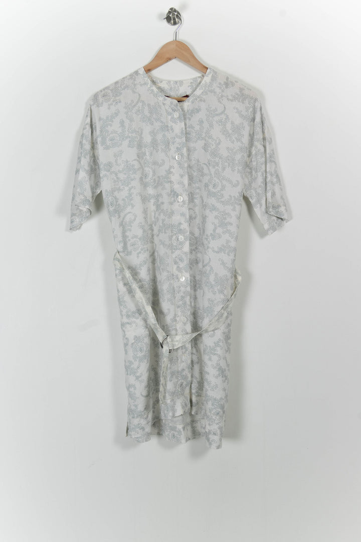 Robe Chemise Blanche et Grise - Taille S/36 de la marque Comptoir des Cotonniers | PARAD57445 - Vendu par Paradigme - Image 2