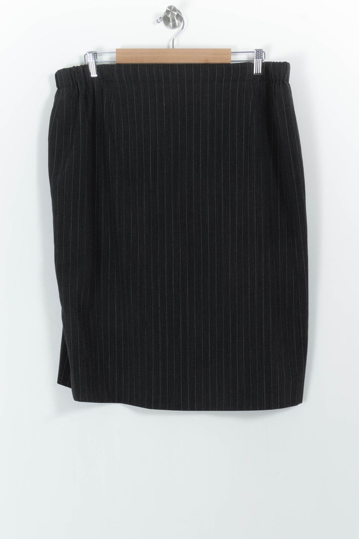 Jupe Droite Grise - Taille XXXL/46 de la marque Marina Rinaldi | PARAD57473 - Vendu par Paradigme - Image 4