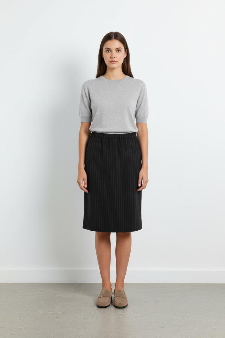 Jupe Droite Grise - Taille XXXL/46 de la marque Marina Rinaldi | PARAD57473 - Vendu par Paradigme - Image 1