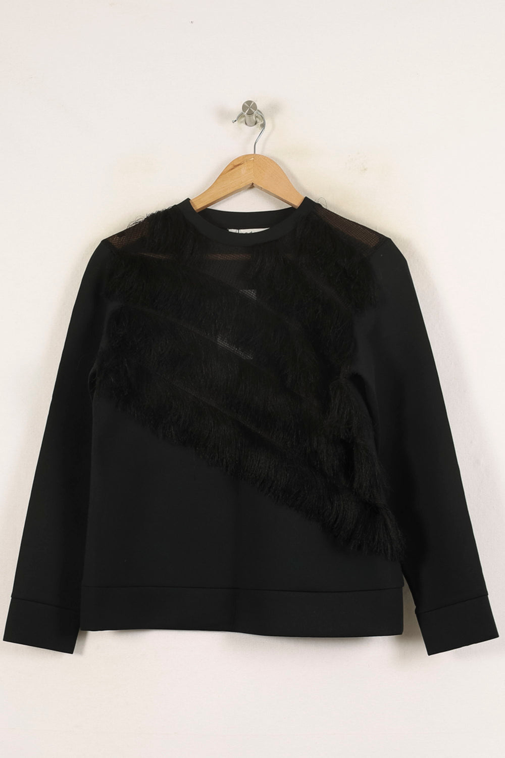 Sweat Noir - Taille S/36 de la marque Sandro | PARAD57482 - Vendu par Paradigme - Image 2